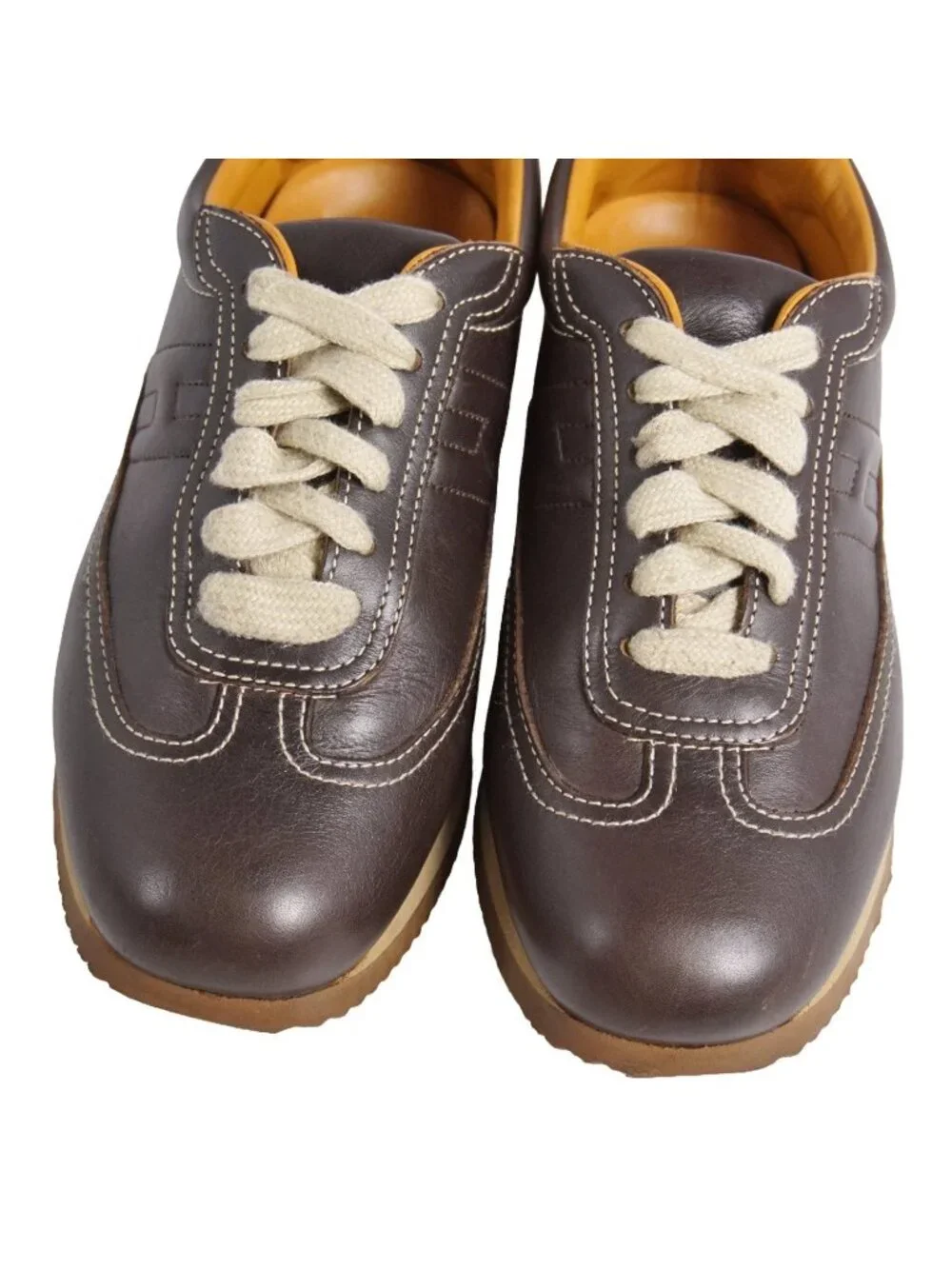 Hermes Sneakers Quick Low Cut Logo Leather